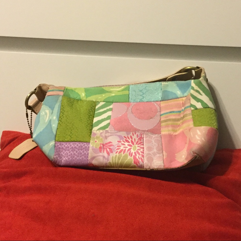 Small Coach patchwork handbag